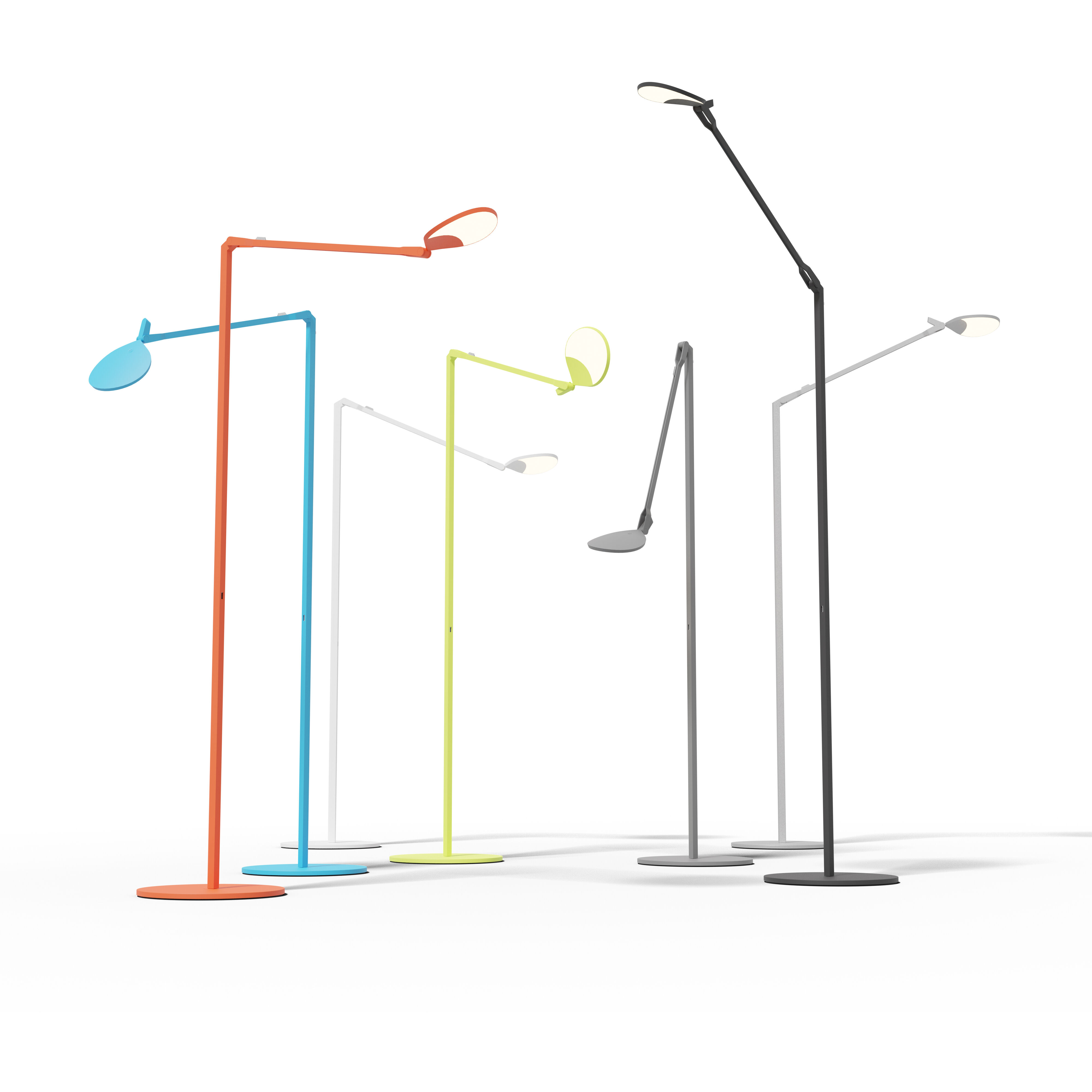 Splitty 28.1 inch 7.00 watt Matte Pacific Blue Floor Lamp Portable Light